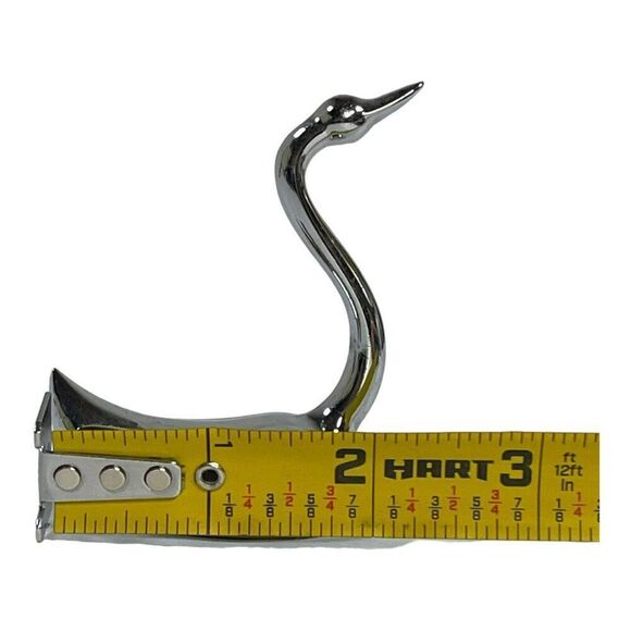 Vtg Ring Swan Holder Umbra Silver Tone Metal Design Jewelry Trinket Paperweight - Picture 5 of 6